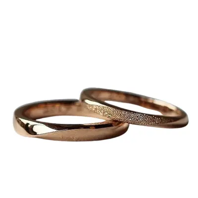 Argollas #20 · Belldandy azucarado — par de argollas de matrimonio, modelo A-12-2 — Joyería y Hechuras Rivera