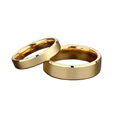 Argollas #22 · Grabado láser personalizado — par de argollas de matrimonio, modelo A-13-1 — Joyería y Hechuras Rivera