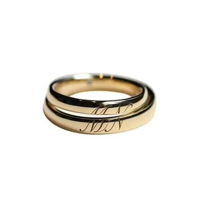 Argollas #23 · Modelos modernos — par de argollas de matrimonio, modelo A-13-2 — Joyería y Hechuras Rivera