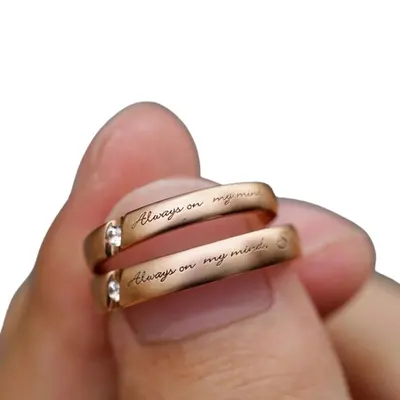 Argollas #28 · Modelos italianos — par de argollas de matrimonio, modelo A-15-1 — Joyería y Hechuras Rivera