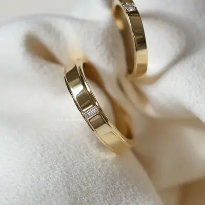 Argollas #37-M · Modelos minimalistas — par de argollas de matrimonio, modelo A-19-1 — Joyería y Hechuras Rivera