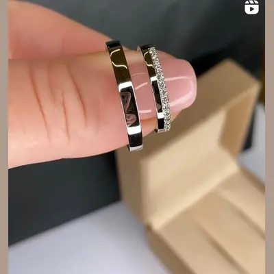 Argollas #42 · Juego de argollas modelo infinito — par de argollas de matrimonio, modelo A-20-2 — Joyería y Hechuras Rivera