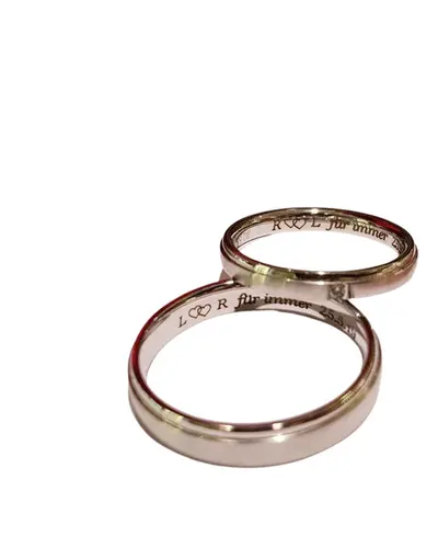 Argollas #66 · Colección 2025 — par de argollas de matrimonio, modelo A-26-4 — Joyería y Hechuras Rivera